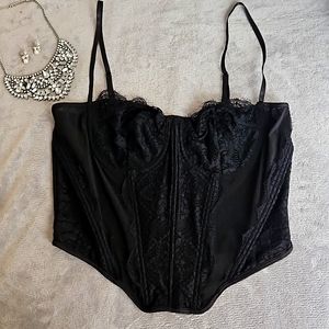 Black corset XL